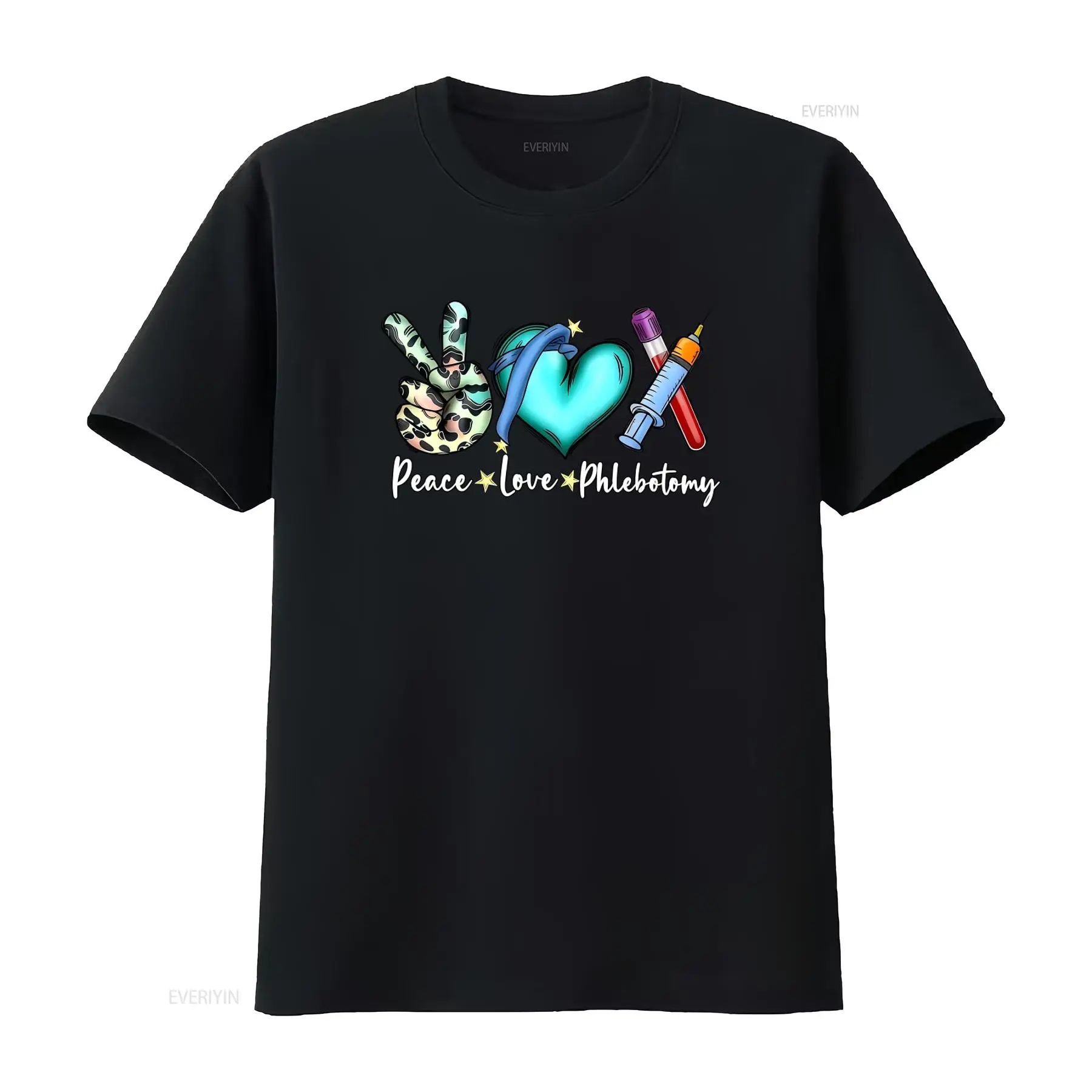Peace Love Phlebotomy T Shirt  - Medical Lab Design review and price